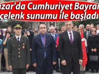 Pazar'da Cumhuriyet Bayramı çelenk sunumu ile başladı