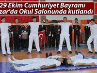 29 Ekim Cumhuriyet Bayramı Pazar'da Okul Salonunda kutlandı