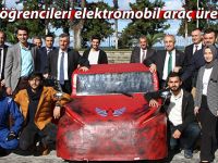 RTEÜ öğrencileri elektromobil araç üretti