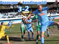 Pazarspor kendine geldi: 3-2