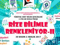 RİZE’DE 3 GÜN SÜRECEK BİLİM ŞENLİĞİ BAŞLIYOR