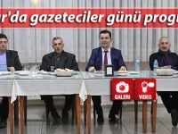 Pazar'da gazeteciler günü programı