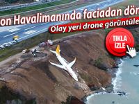 Trabzon Havalimanında faciadan dönüldü