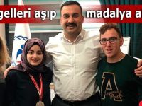 Engelleri aşıp madalya aldılar