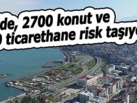 Rize'de, 2700 konut 1500 ticarethane risk taşıyor!