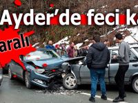 Ayder'de 2 araç kafa kafaya çarpıştı: 8 yaralı