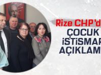 Rize CHP'den çocuk istismarı açıklaması