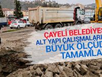 Çayeli'nin alt ve üst yapı çalışmaları büyük ölçüde tamamlandı