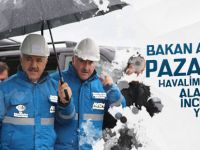 Bakan Arslan Pazar'da havalimanını inceledi