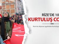 Rize'de 100. kurtuluş coşkusu