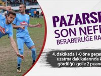 Pazarspor'un nefesi yetmedi!