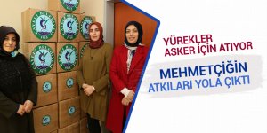 Mehmetçiklerin atkıları yola çıktı