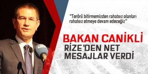 Milli Savunma Bakanı Nurettin Canikli Rize’de