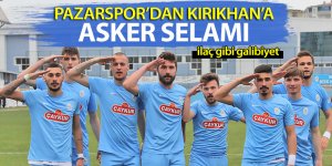 Pazarspor'dan Kırıkhan'a asker selamı