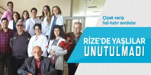 Rize’de yaşlılar unutulmadı