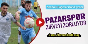 Pazarspor zirve yarışını devam ettiriyor