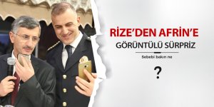 Rize'den Afrin'deki Özel Harekatçılara görüntülü sürpriz