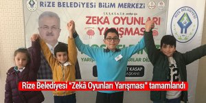 Rize Belediyesi “Zekâ Oyunları Yarışması” tamamlandı