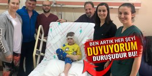 Doğuştan işitme engelli 5 yaşındaki çocuğa biyonik kulak