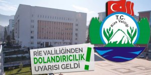 Rize Valiliğinden dolandırıcılık uyarısı