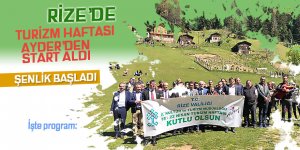 Rize'de Turizm Haftası Ayder'den start aldı