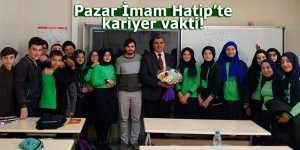 Pazar İmam Hatip Ortaokulu kariyer günlerine devam ediyor