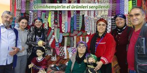 Çamlıhemşin'in el ürünleri sergilendi