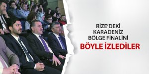 Karadeniz Bölge Finalini izledi