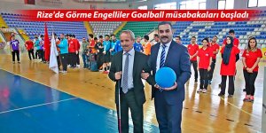 Rize'de Görme Engelliler Goalball müsabakaları başladı