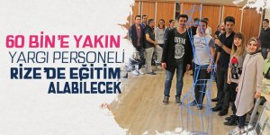 60 bine yakın yardımcı yargı personeline eğitim vermek üzere kuruldu