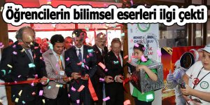 Öğrencilerin bilimsel eserleri ilgi çekti