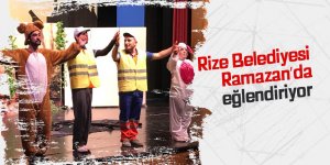 Rize Belediyesi Ramazan'da eğlendiriyor