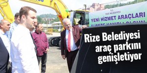 Rize Belediyesi araç parkını genişletiyor