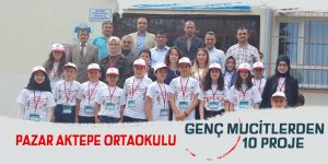 Aktepe Ortaokulunun genç mucitlerinden 10 proje