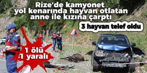 Rize'de korkunç kaza: 1 ölü 1 ağır yaralı