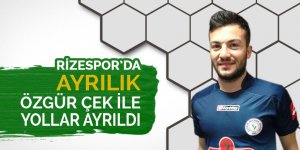 Rizespor, Özgür Çek ile yollarını ayırdı