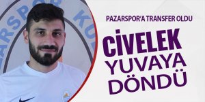 Pazarspor'da Civelek yuvaya döndü