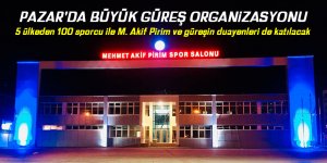 Pazar'da büyük güreş organizasyonu