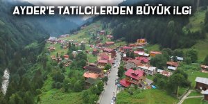 Ayder'e tatilcilerden büyük ilgi