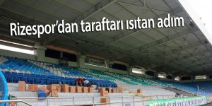 Rizespor’dan taraftarı ısıtan adım