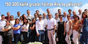 150-300 kişilik gruplar halinde geliyorlar!