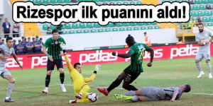 Rizespor ilk puanını aldı!