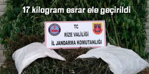 Rize'de uyuşturucu operasyonu