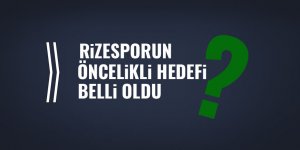 Rizespor'un öncelikli hedefi LİGDE KALMAK!