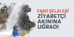 Faso Şelalesi muhteşem görüntüsü ile dikkat çekiyor