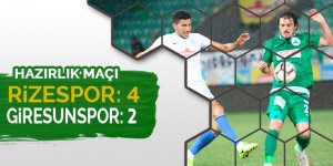 Hazırlık Maçı: Rizespor: 4 - Giresunspor: 2