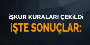 Pazar İŞKUR kura sonuçları