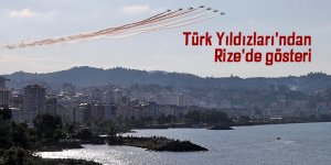 Türk Yıldızları'ndan Rize'de gösteri