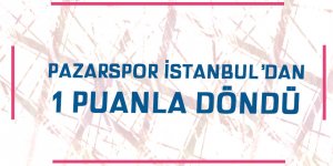 İstanbul'dan bir puanla döndü