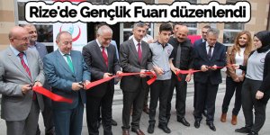 Rize'de Gençlik Fuarı düzenlendi